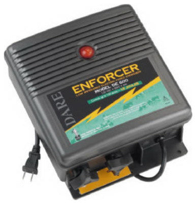 Dare De-600 Enforcer Series Plug-In Fence Energizer, 110V, 1.5 Joule Output