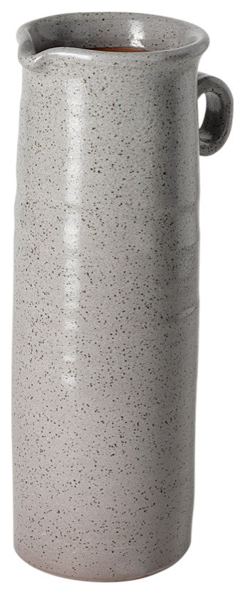 Frieda Large Freckled Gray Ceramic Jug