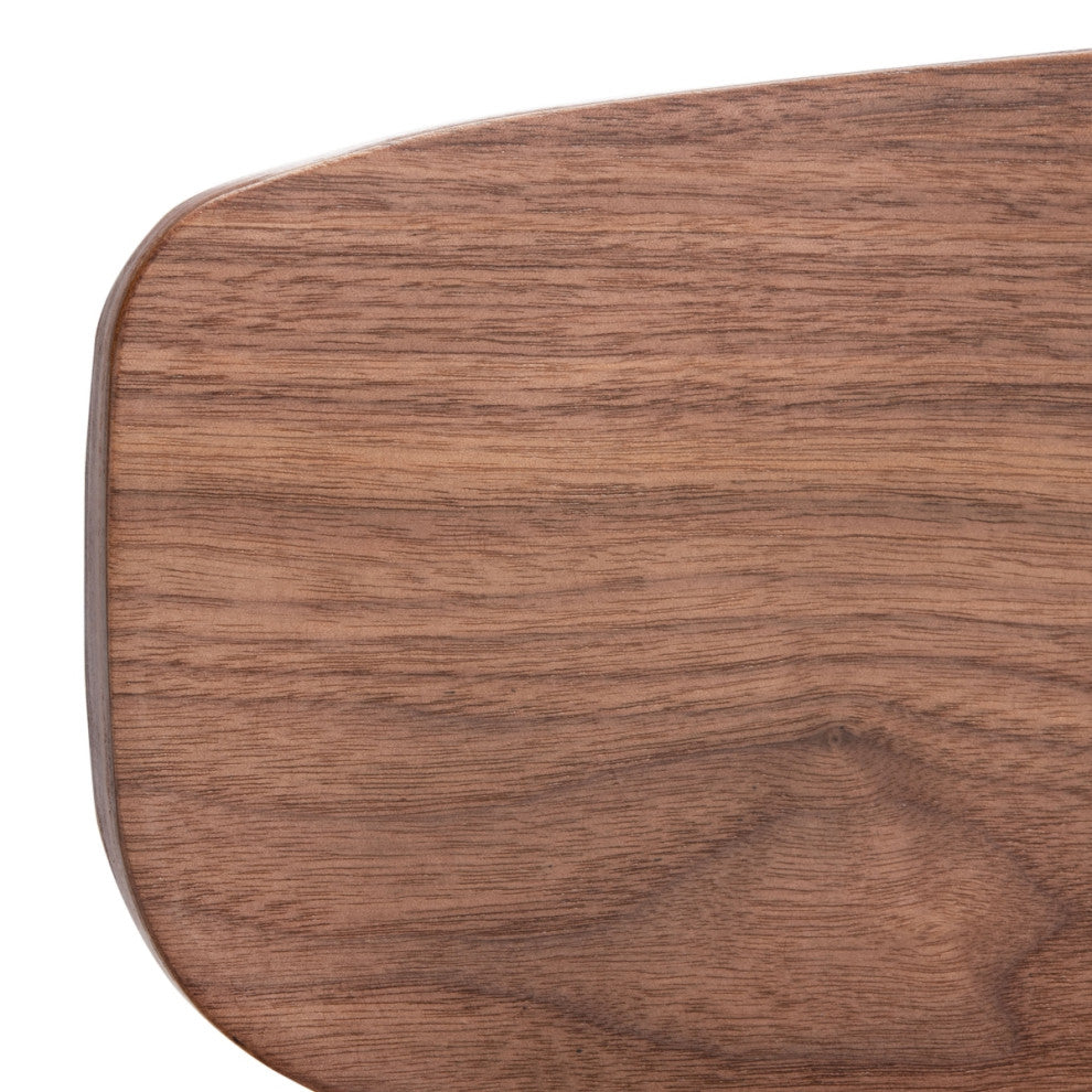 Safavieh Ryker Barstool, Walnut/Grey