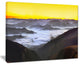"Foggy Sunrise Over Mountains" Landscape Wall Art Wall Art, 20"x12"