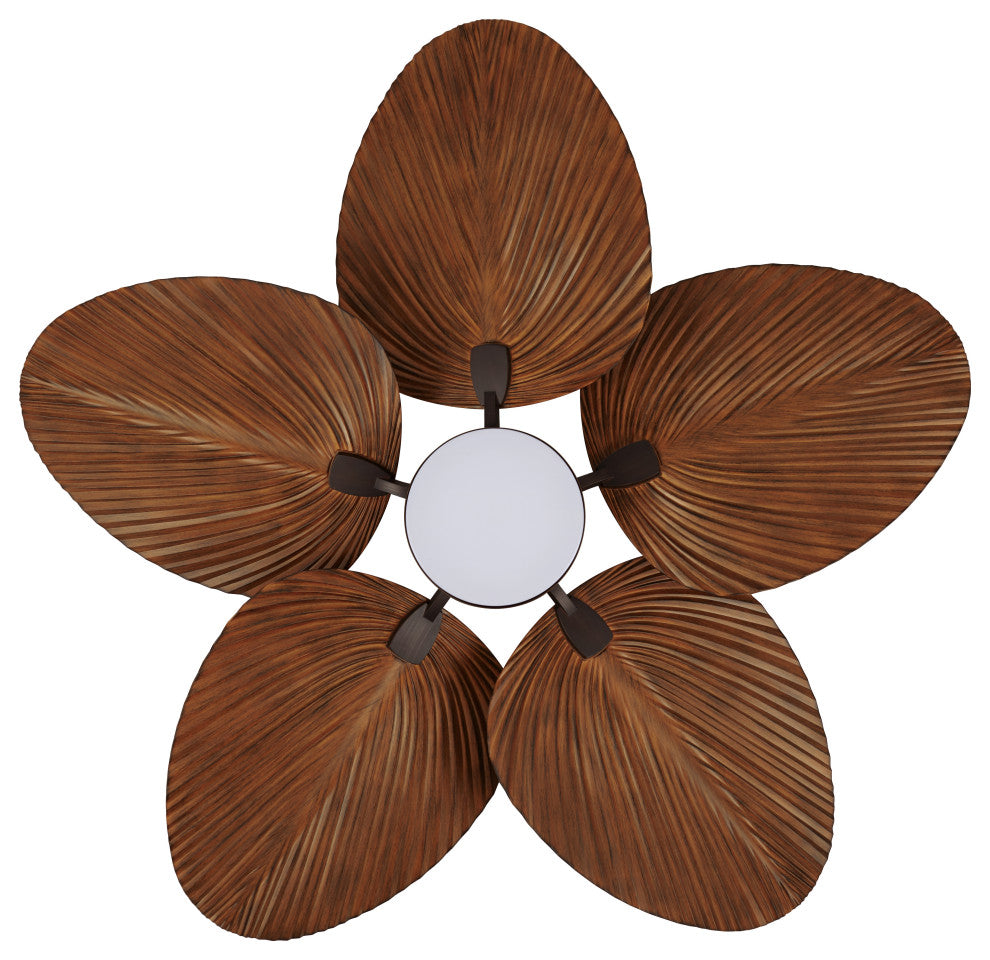 Lucci Air Bali 52" DC Ceiling Fan With Light, Oil Rubbed Bronze