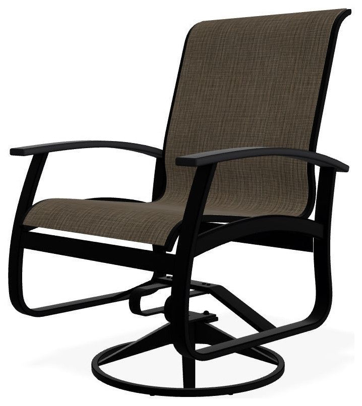 Belle Isle Sling Outdoor Swivel Rocker, Deacon