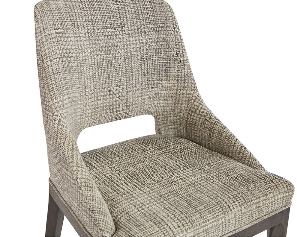 Estrada Dining Chair Light Grey Oak Naya Check Light Grey, Grey