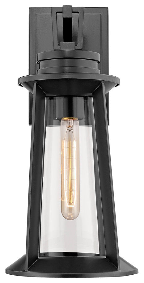 Bolling 1 Light 18" Tall Powder Coat Black Outdoor Wall Sconce