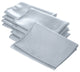 LA Linen Polyester Poplin Napkin, 10 Pack, Light Gray