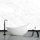 17 in. Shower Bench in Pure Acrylic Stone in Matte Black