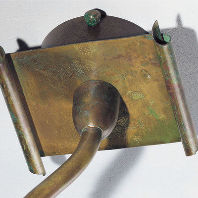 Country Line 1839 Ceiling Mount, Verdigris And Rust, White Scavo
