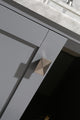 London 72" Double Sink Vanity Set, Gray Finish