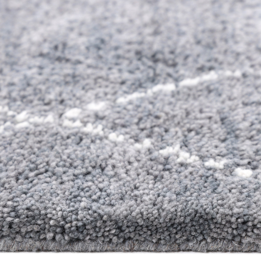 Shaggy Moroccan, Handmade Area Rug 3' 0" x 5' 0", 5 X 8