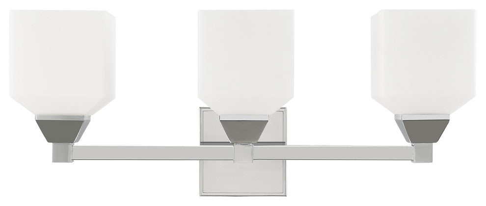 Livex Lighting Polished Chrome 3-Light Bath Vanity