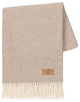 Juno Cashmere Throw, Taupe