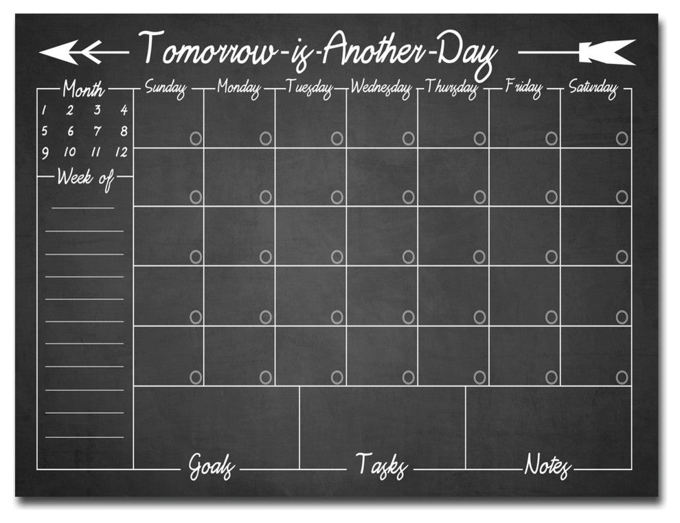 Ready2HangArt Navajo Design Dry Erase Monthly Calendar on ArtPlexi, 20"x30"