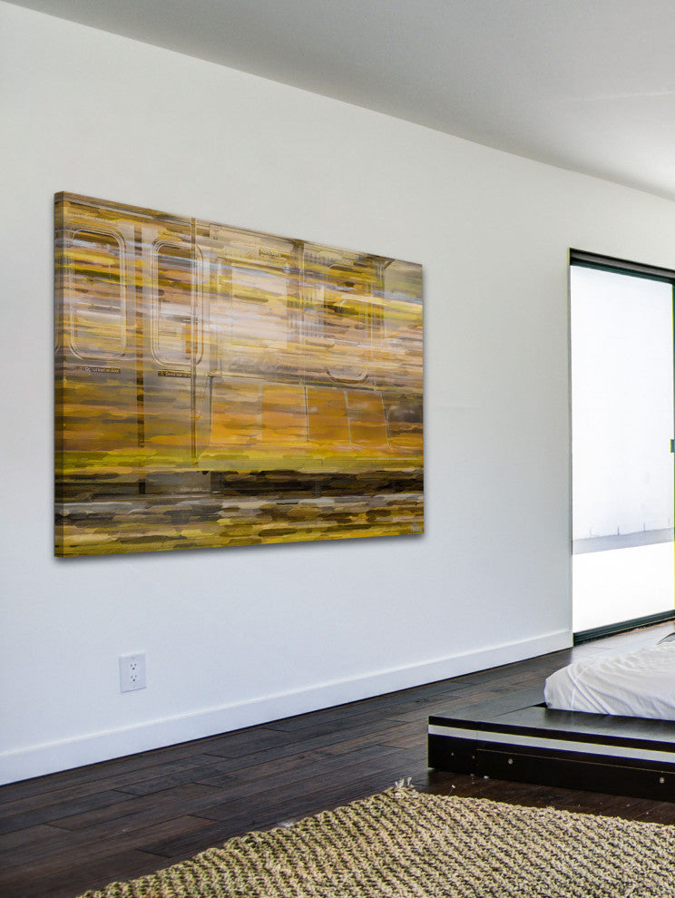 "Do Not Hold Doors" Print on Canvas, 36"x24"
