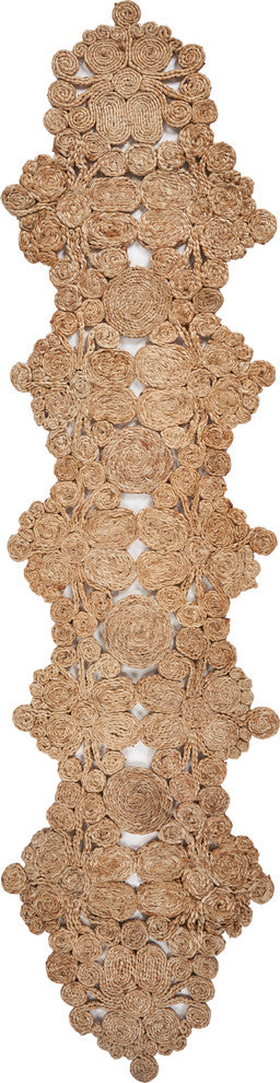 Bordered Braided Organic Jute Table Runner