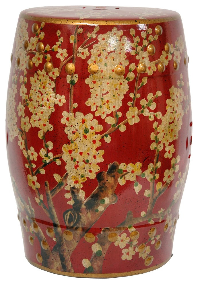 Sakura Blossom Garden Stool