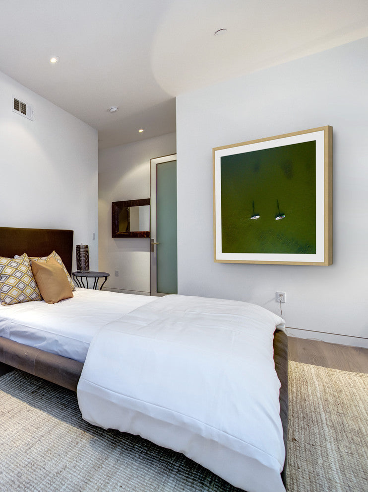 "Two Boats" Framed Print by Karolis Janulis