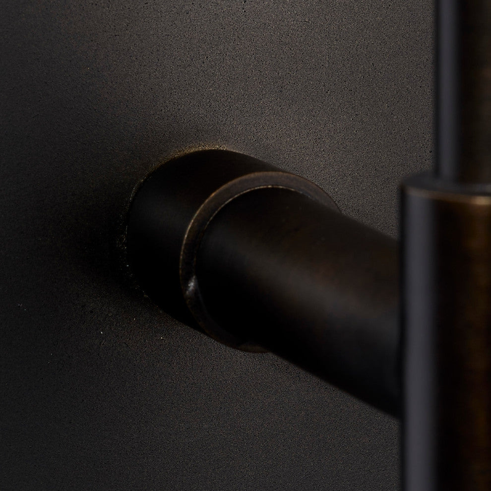 Oracle Alabaster Sconce, Bronze