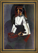 Juan Gris Woman Mandol(after Corot)