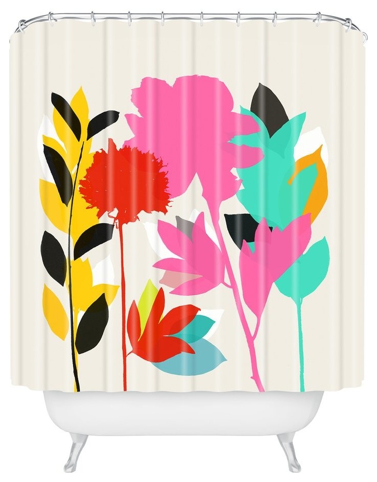 Garima Dhawan Peony 1 Shower Curtain, 72"x69"