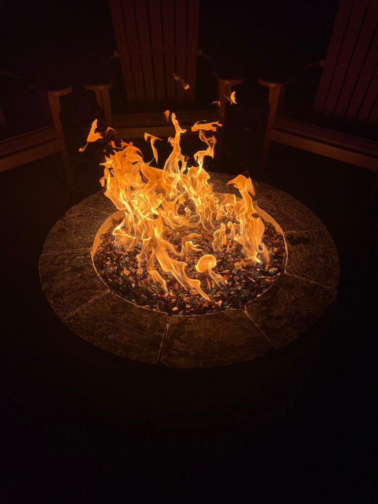 24" Double Ring and Complete Basic Propane Fire Pit Kit