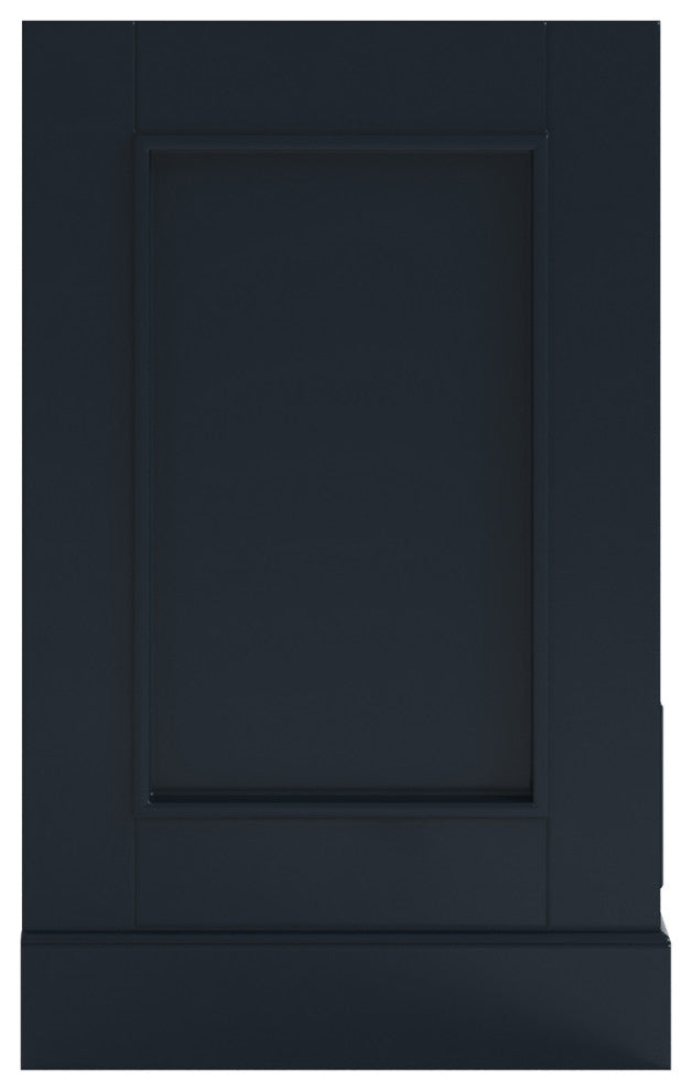 Ariel Stafford 72" Double Sink Bathroom Vanity Base, Midnight Blue