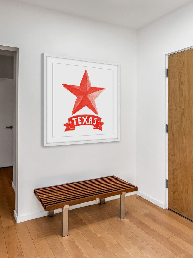 "Texas Me" Framed Painting Print, 32x32