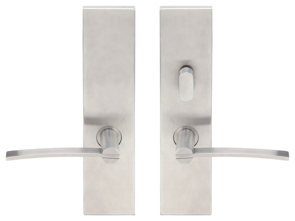 Horizon Lever, Tubular Passage With Privacy Bolt, LH, Satin Stainless Steel