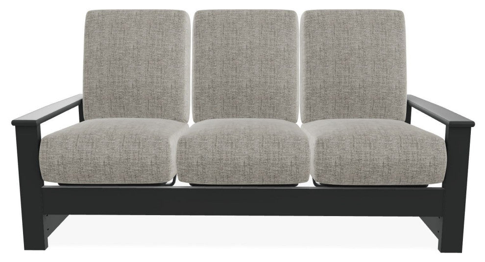 Leeward Deep Seat 3-Seat Outdoor Sofa, Fresco Ash/Graphite