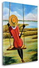 "Waiting For A Push" By Elgina Mccrary, Giclee Print on Gallery Wrap Canvas