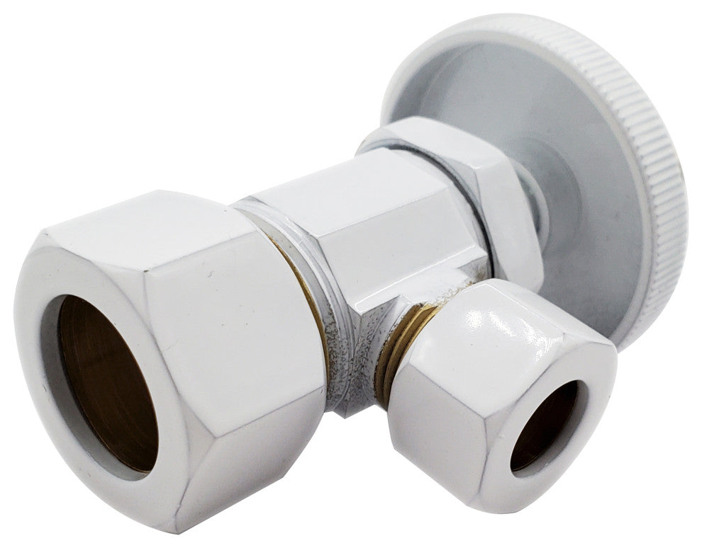 Supply Kit - 5/8" Od X 3/8" Od X 12" Corrugated In Oil Rubbed Bronze, Powder Coated White