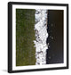 "Chunky White Rocks" Framed Painting Print by Karolis Janulis