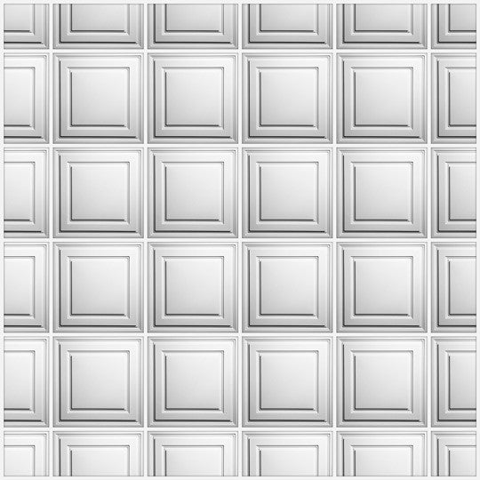 24"x48" Ceilume Stratford Ceiling Tiles, White
