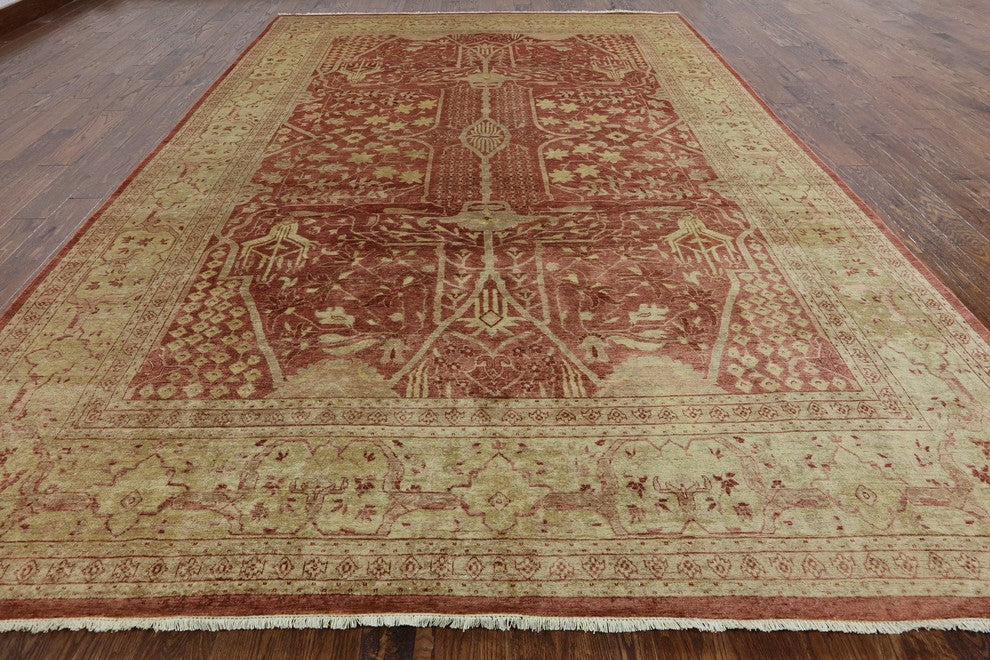 9'x12' Oriental Handmade Peshawar Area Rug, W2232
