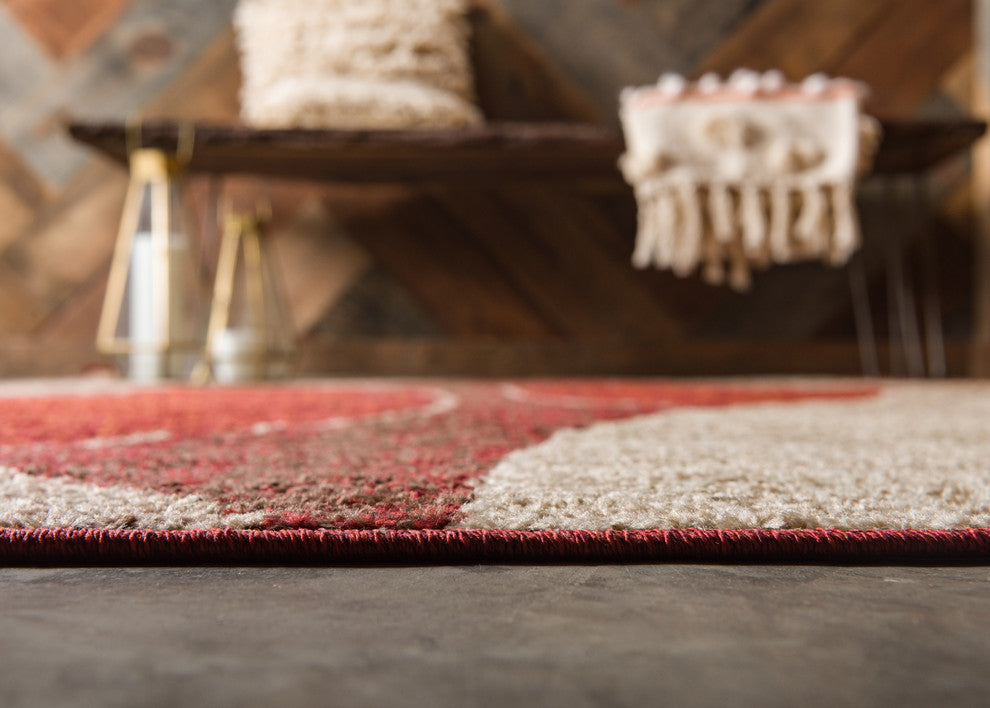 Unique Loom Multicolored Autumn Plantation 3' 3 x 3' 3 Round Rug