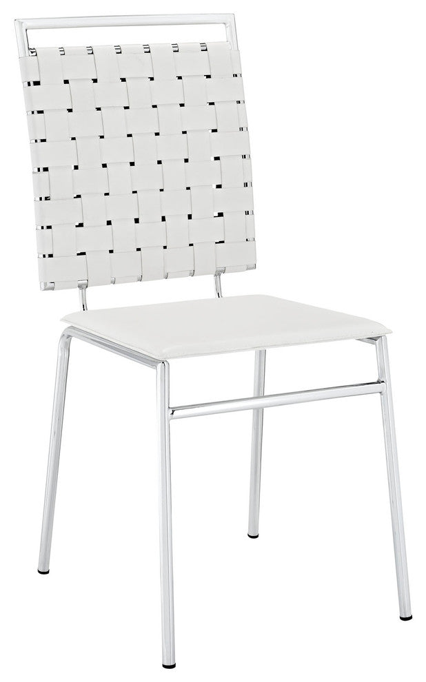 Modern Contemporary Kitchen Dining Chair White