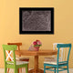 Virginia West/Virginia Vintage Vivid Sepia Map Canvas, 16"x21"