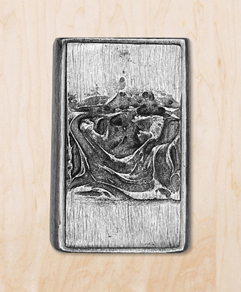Rustic Bolt Cover Universal, Polished Pewter