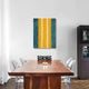 "Green And Yellow Abstract Theme 2" Fine Art Print