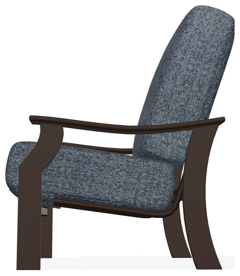 St. Catherine Deep Seat Outdoor Armchair, Restore Indigo/Kona