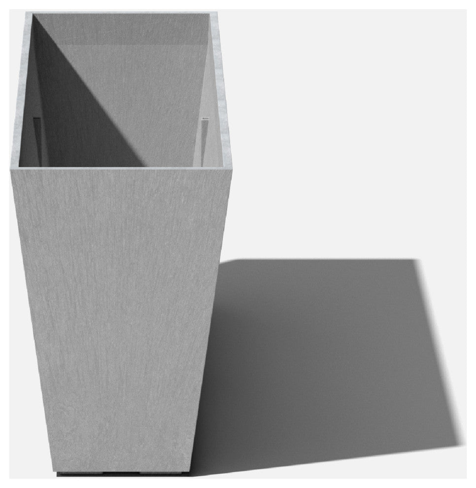 Midori Trough Planter, Grey, 31 Inch, 2 Pack