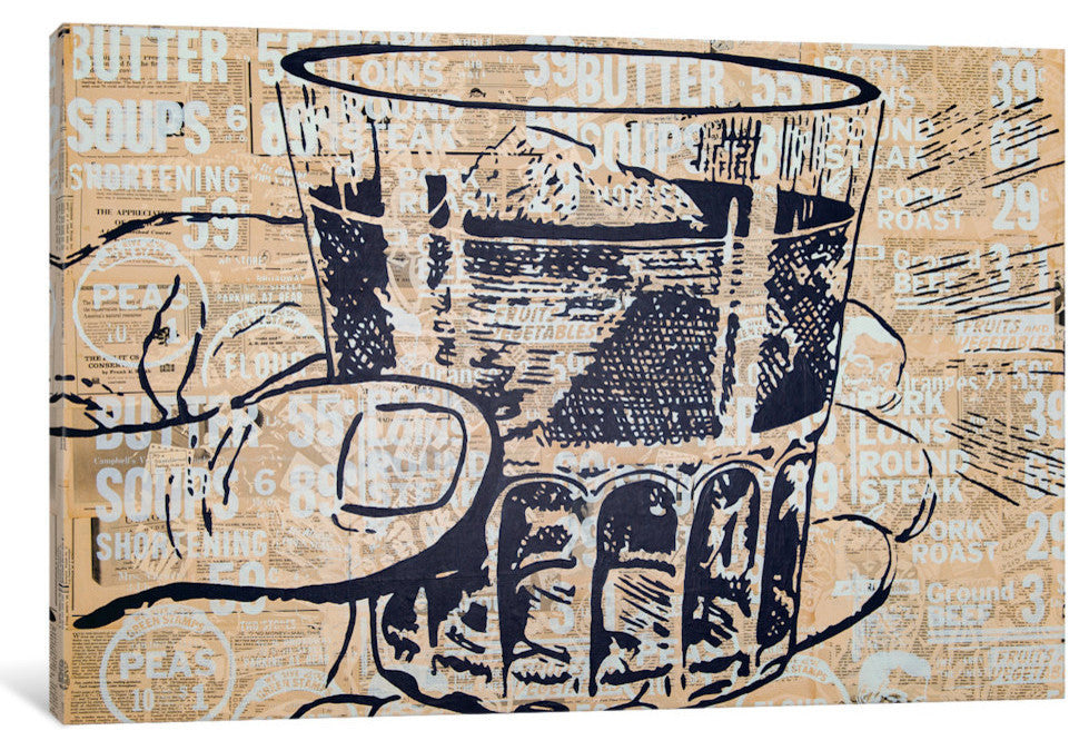 "Sippin" Print by Kyle Mosher, 18"x12"x1.5"