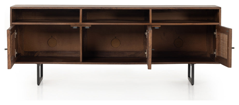 Carmel Media Console-Brown Wash