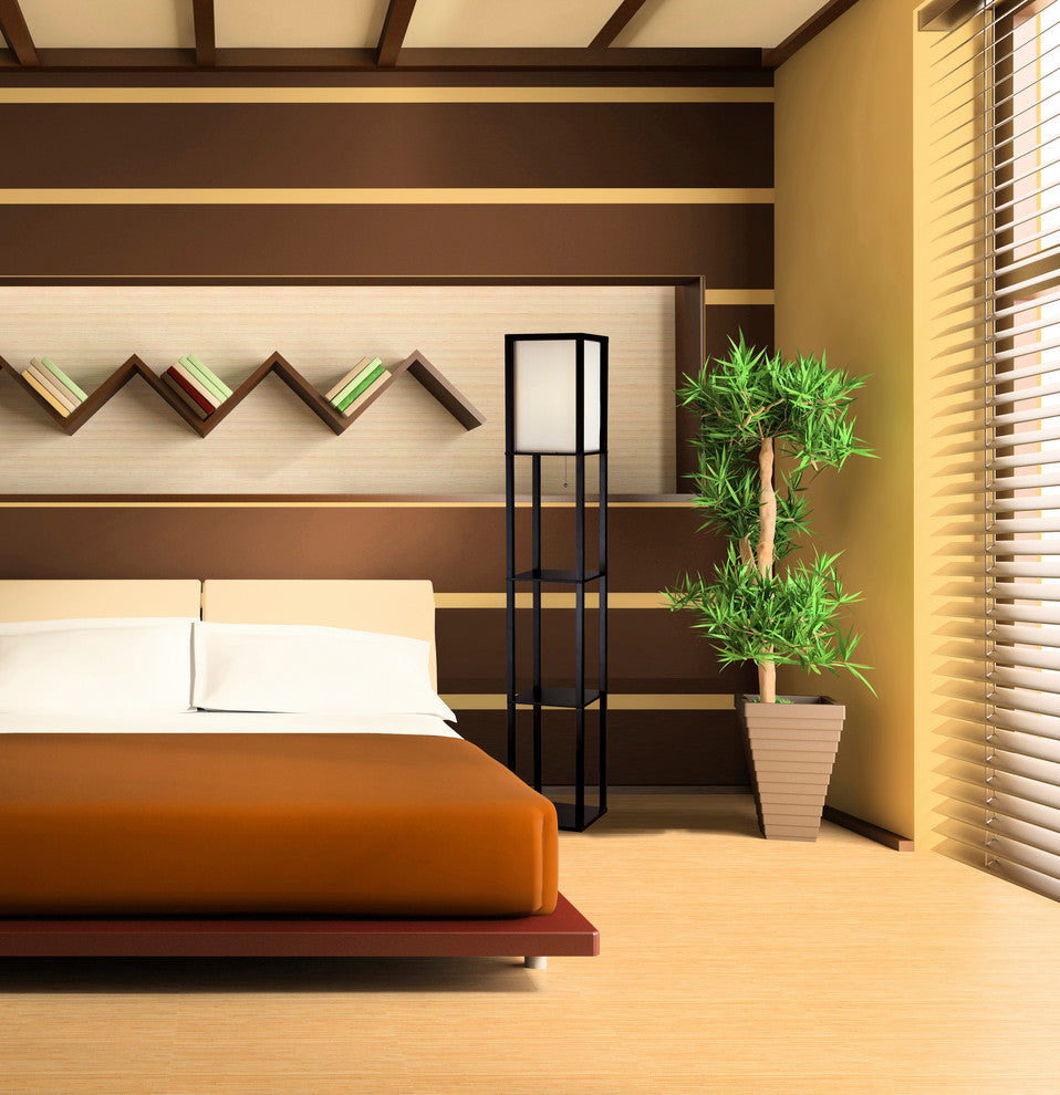 Wright Tall Floor Lamp, Black