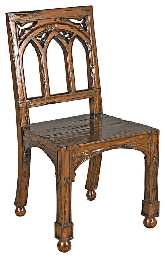 S/2 Gothic Revival Rectory Chairs