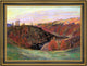 Armand Guillaumin Sunset on The Creuse Framed Premium Canvas Print, 16"x24"
