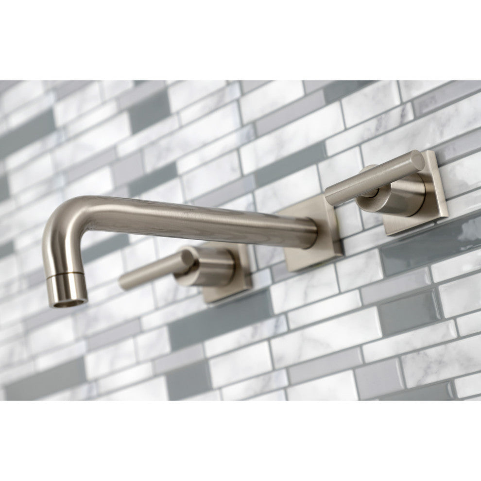 KS6028CML Wall Mount Tub Faucet, Brushed Nickel