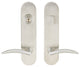 Air-Stream Lever, Tubular Entry, Single Cylinder, RH, Satin Stainless Steel