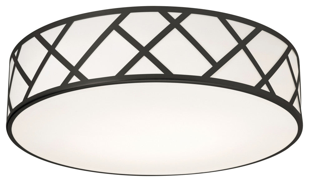 Haven 21'' Flush Mount, Black