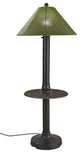 Catalina Table/Floor Lamp With 3" Bronze Body/Spectrum Cilantro Sunbrella Shade