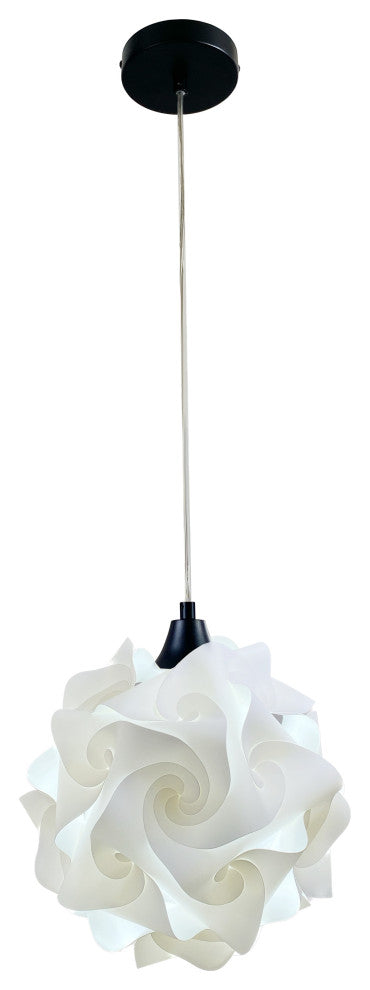 Hado Pendant Light, Black, Small